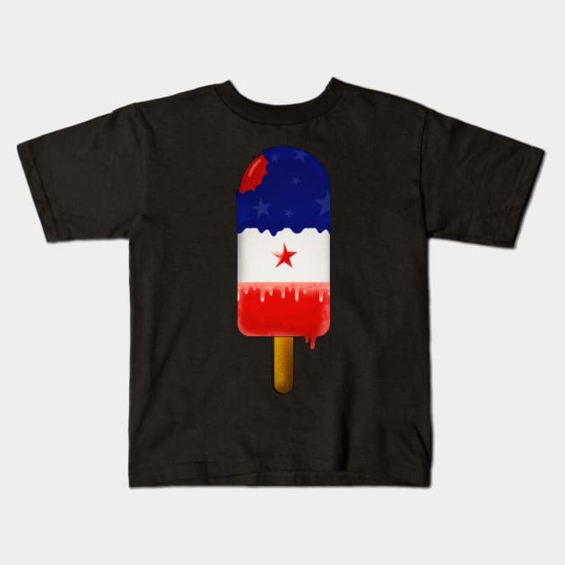 USA Ice Cream Kids T-Shirt by StuffByMe